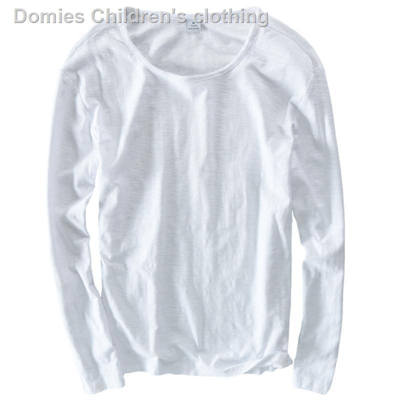 Áo thun cotton tay dài dáng rộng siêu mỏng thời trang mùa hè cho nam