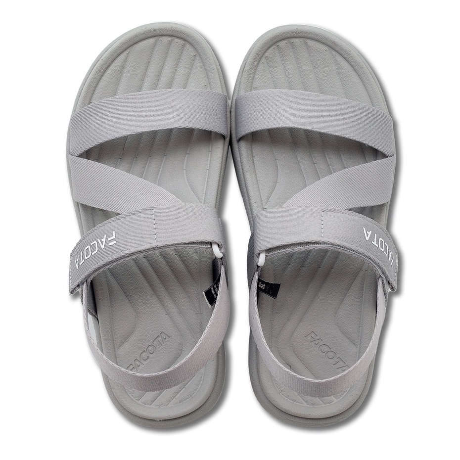 FACOTA giày dép sandal nam, nữ xám bạc R mang đi chơi đi học NN11