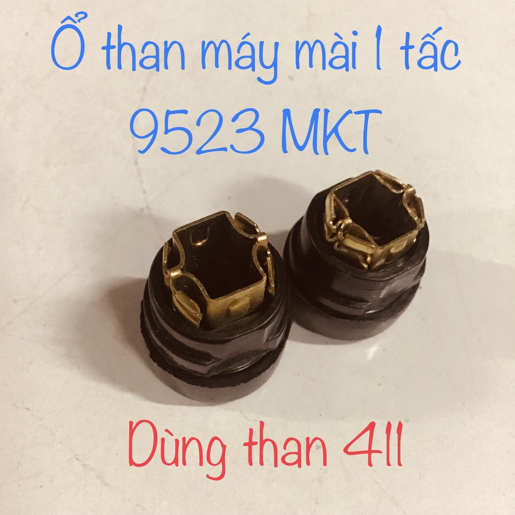 Ổ chổi than máy mài MKT 9523 nắp răng trong 17mm