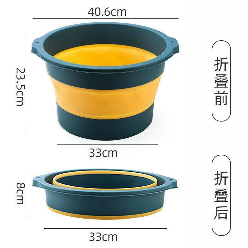 Xô nhựa ngâm chân có thể gấp gọn tiện dụng