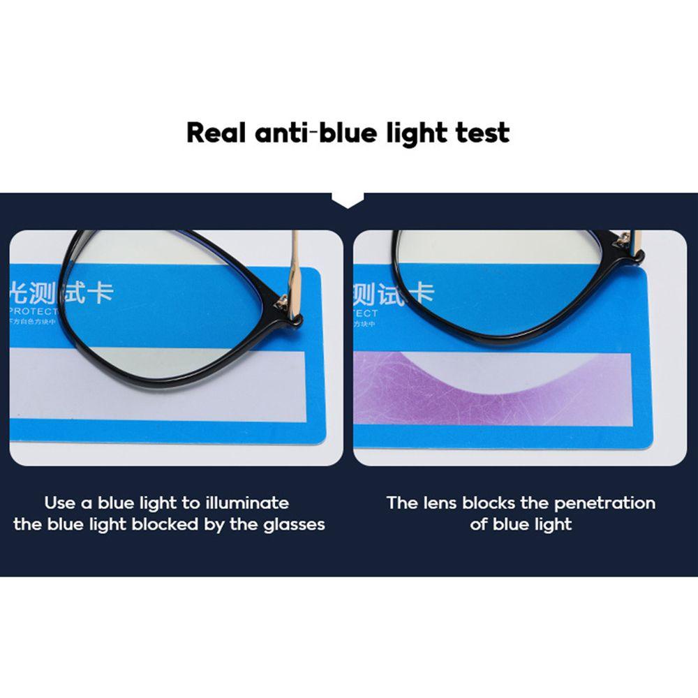 Kính Chống Tia UV Tròng Xanh Dương Chăm Sóc Mắt Cho Nữ