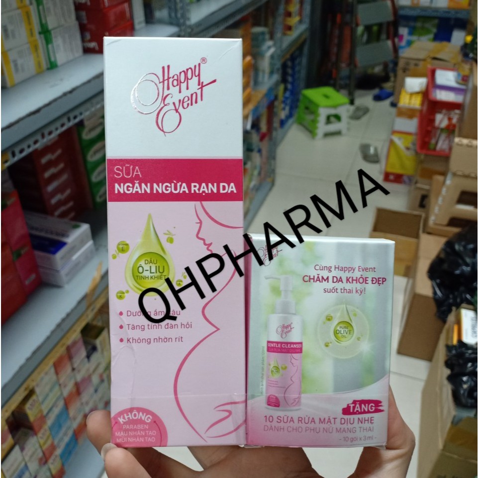 Sữa chống rạn da HAPPY EVENT mẫu mới nhất