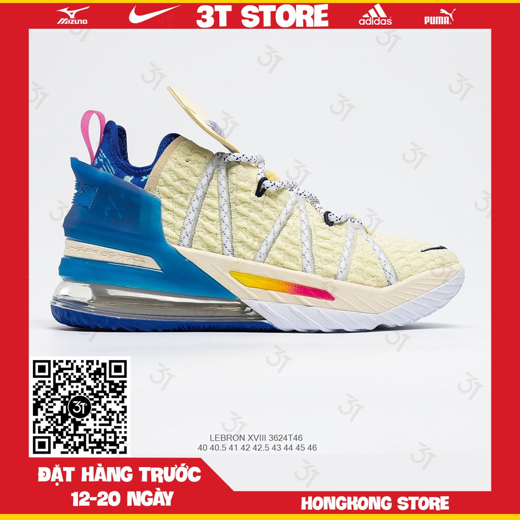 GIÀY SNEAKER MÃ SẢN PHẨM_Nike LeBron 18 NHIỀU MÀU PHONG CÁCH FULLBOX + FREESHIP KHI MUA 2 SẢN PHẨM