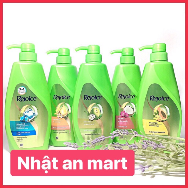 Dầu gội Rejoice siêu mềm mượt 600ml Thái Lan