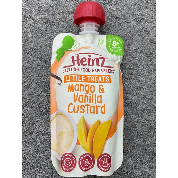 heinz mango and vanilla custard