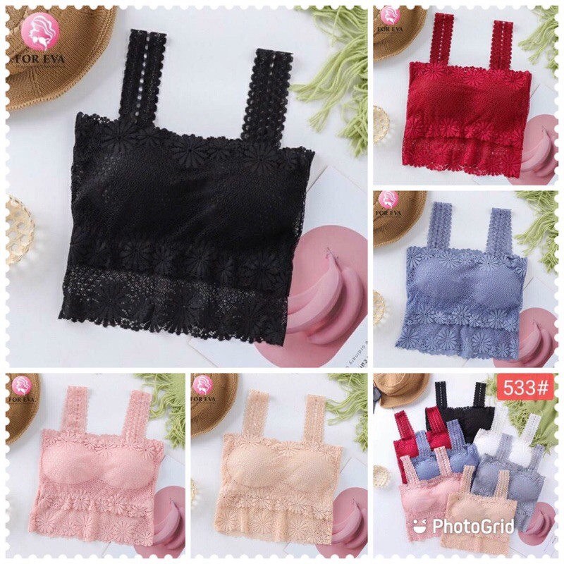 [ hot ] BÁN SỈ ÁO BRA REN HOA CROPTOP SIÊU CAO CẤP