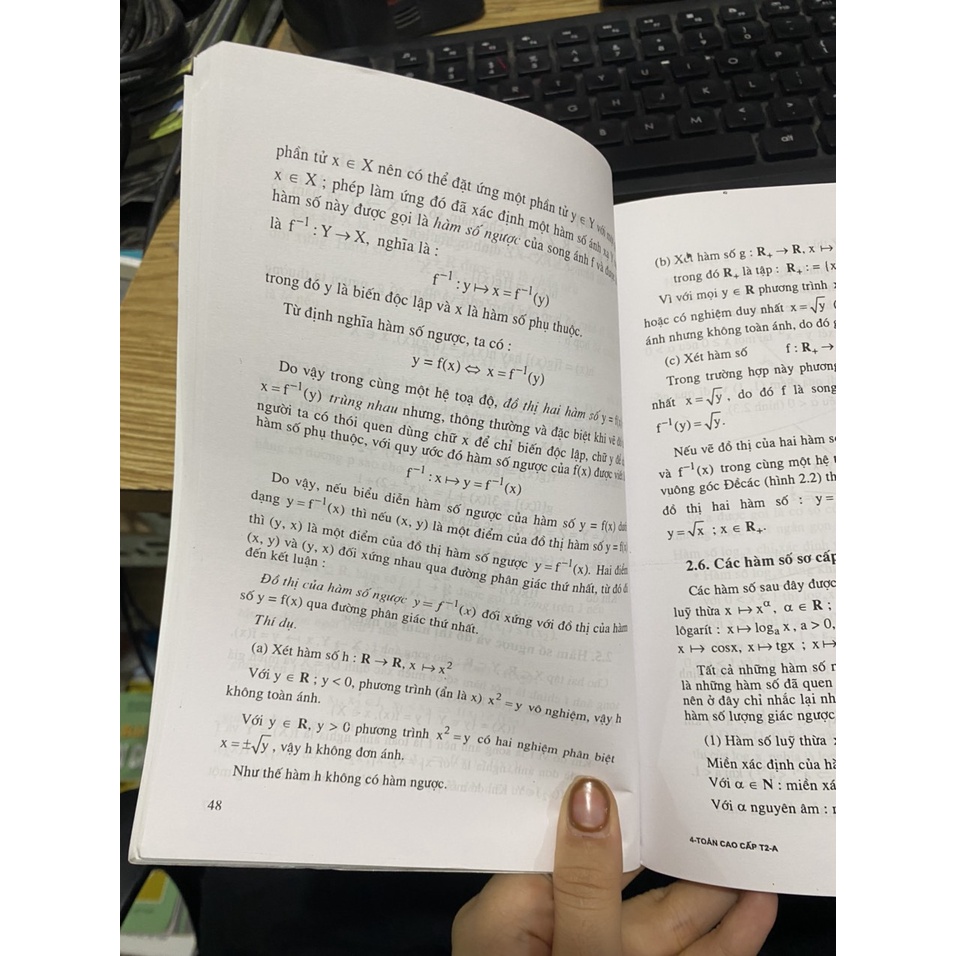 Sách - Toán học cao cấp tập 2 : Phép tính giải tích một biến số