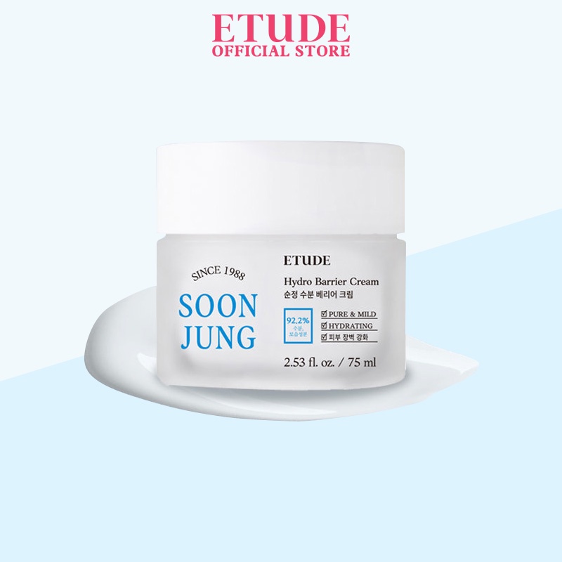 Kem Dưỡng Ẩm lành tính hiệu quả Etude Soonjung Hydro Barrier Cream 75ml