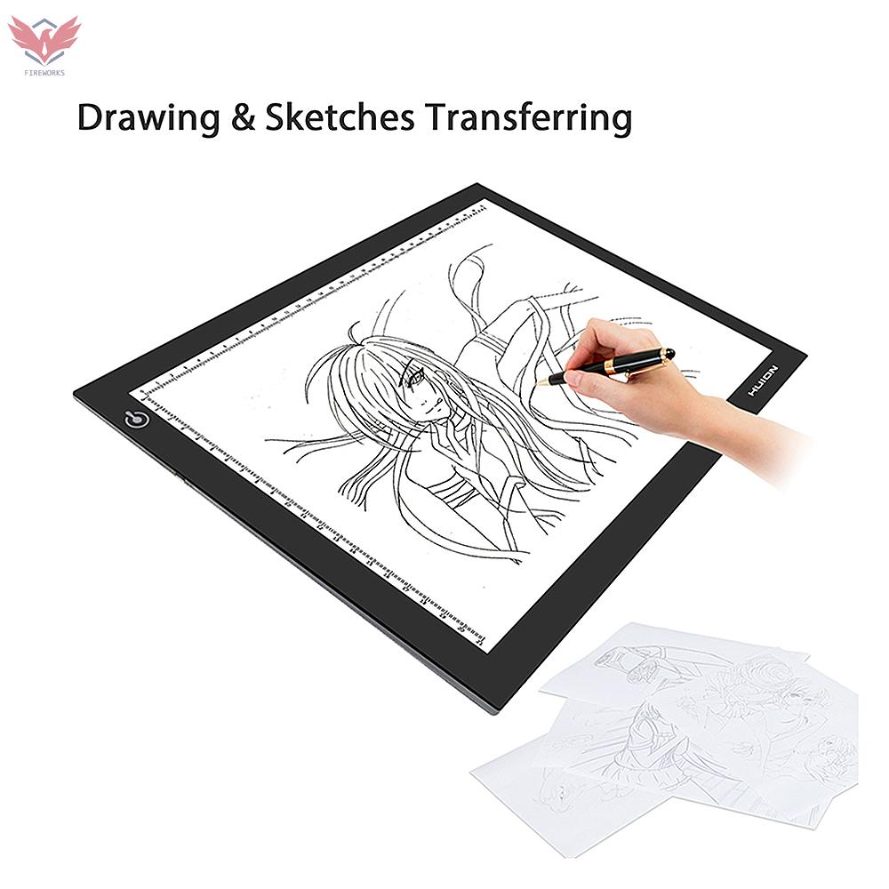 HUION Bảng Vẽ Đèn Led Hion L4S Siêu Mỏng