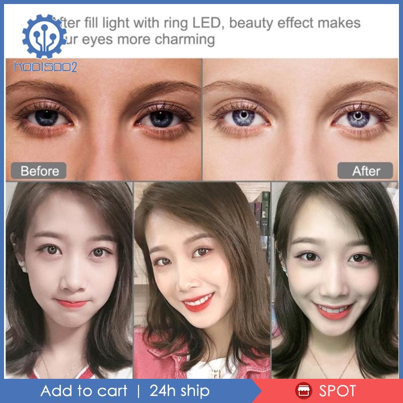 [Koolsoo2] Vòng Đèn LED Tròn Hỗ Trợ Chụp Ảnh / Quay Video / Chụp Ảnh Cho Laptop