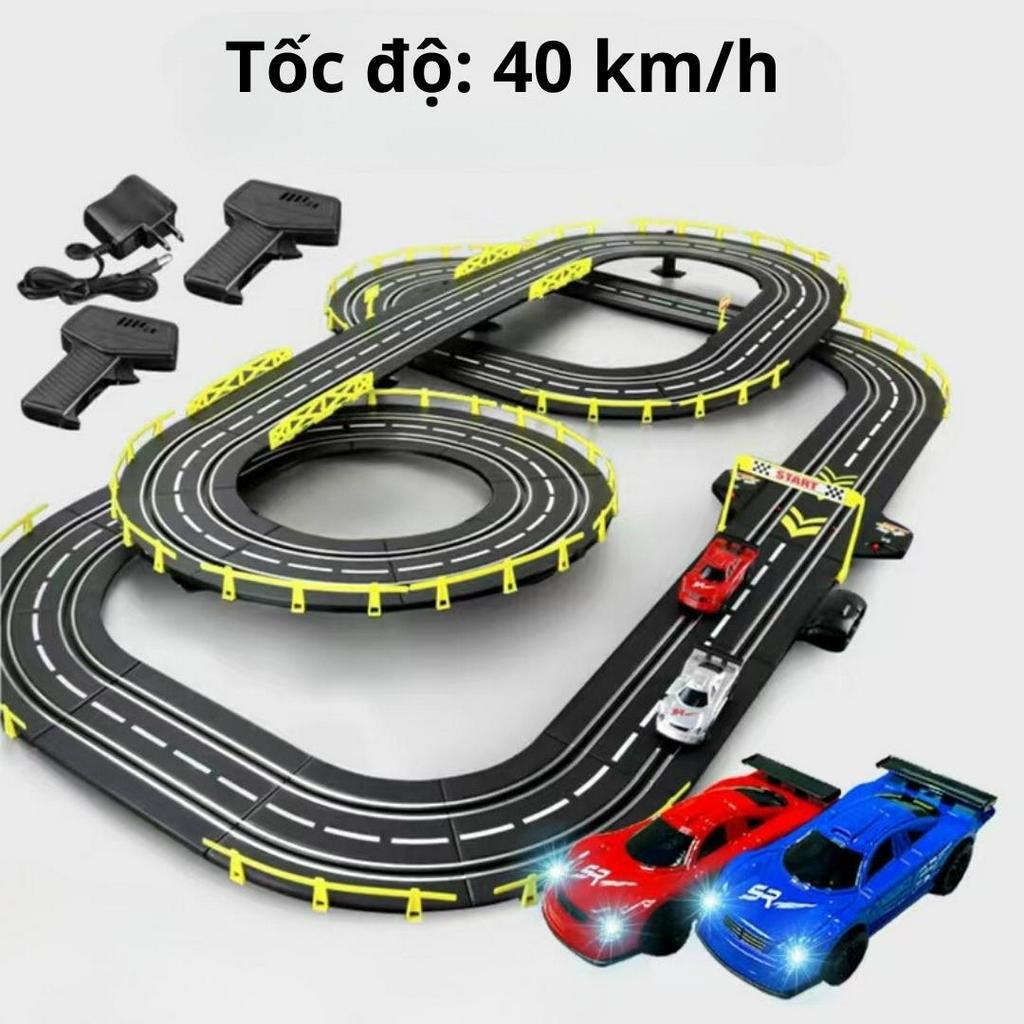 Xe Điều Khiển Từ Xa Dành Cho Bé, Đường Ray Xe Đua Kèm Điều Khiển Từ Xa, Bộ Đồ Chơi Lắp Ráp Đường Ray - Đồ Chơi Trẻ Em