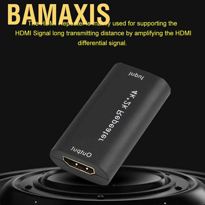 Bộ Khuếch Đại Tín Hiệu Hdmi Bamaxis 40m 4kx2k Hỗ Trợ 3d 1080p 1.65gbps