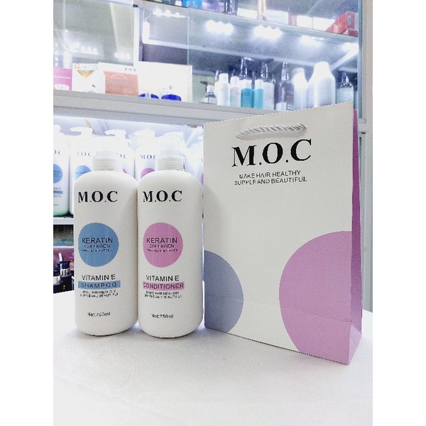 Bộ gội xả siêu phục hồi M.O.C 750ml
