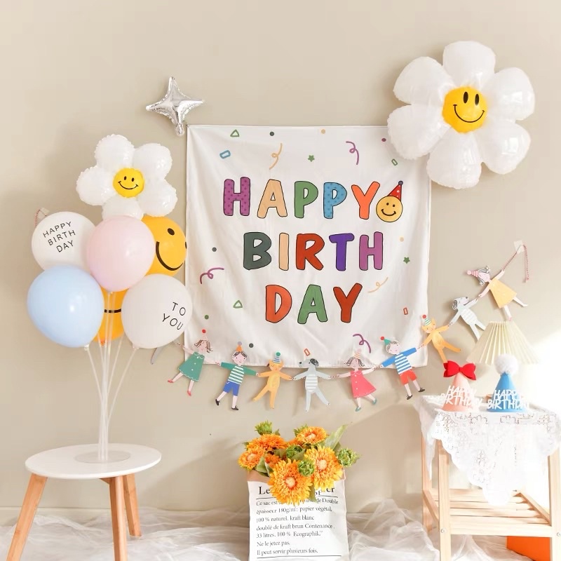 [Mã LIFEXANH03 giảm 10% đơn 500K] Banner vải phong cách INS Kích thước 90*90cm