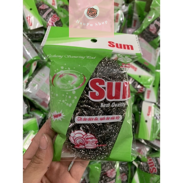 4 Miếng Cước Rửa Chén Thương Hiệu Sum
