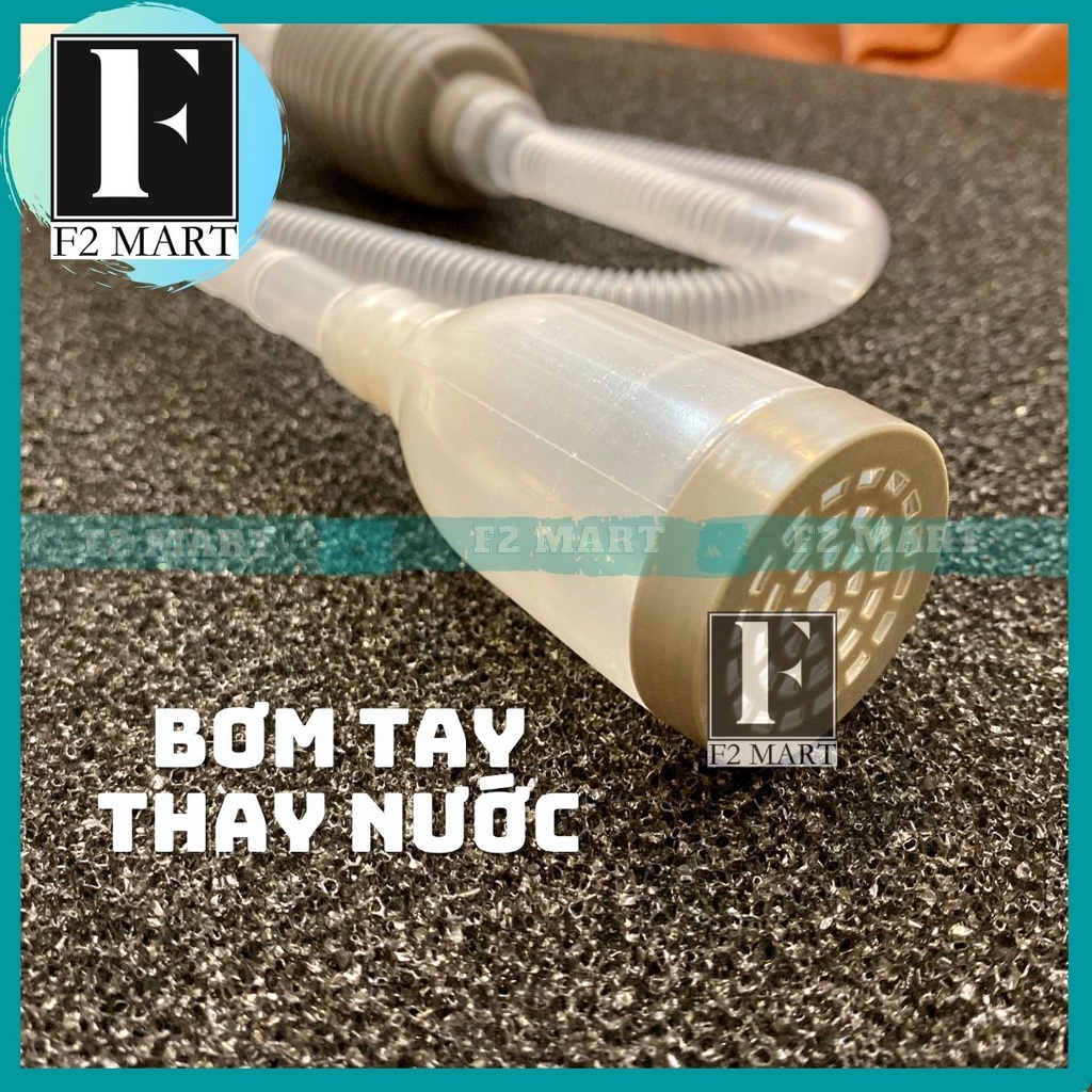 Bơm Tay Thay Nước Bể Cá | CLEAN PUMP đa năng 2 IN 1 thay nước bể cá dễ dàng hơn