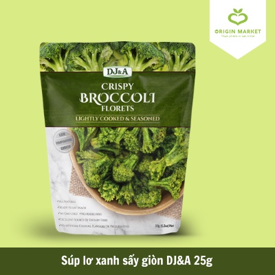 Súp lơ xanh sấy giòn DJ&A Úc - 25g