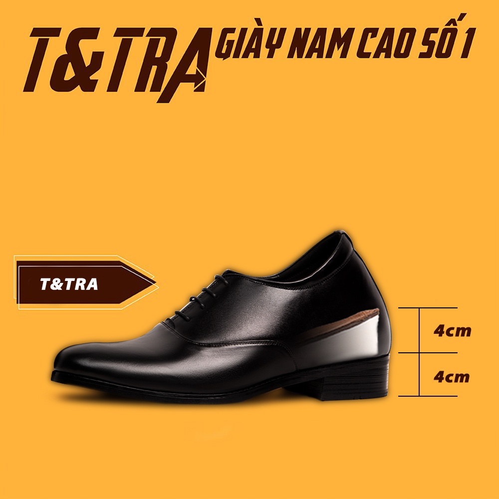[ 8CM ] Giày Cao Nam T&amp;TRA S1012Đ