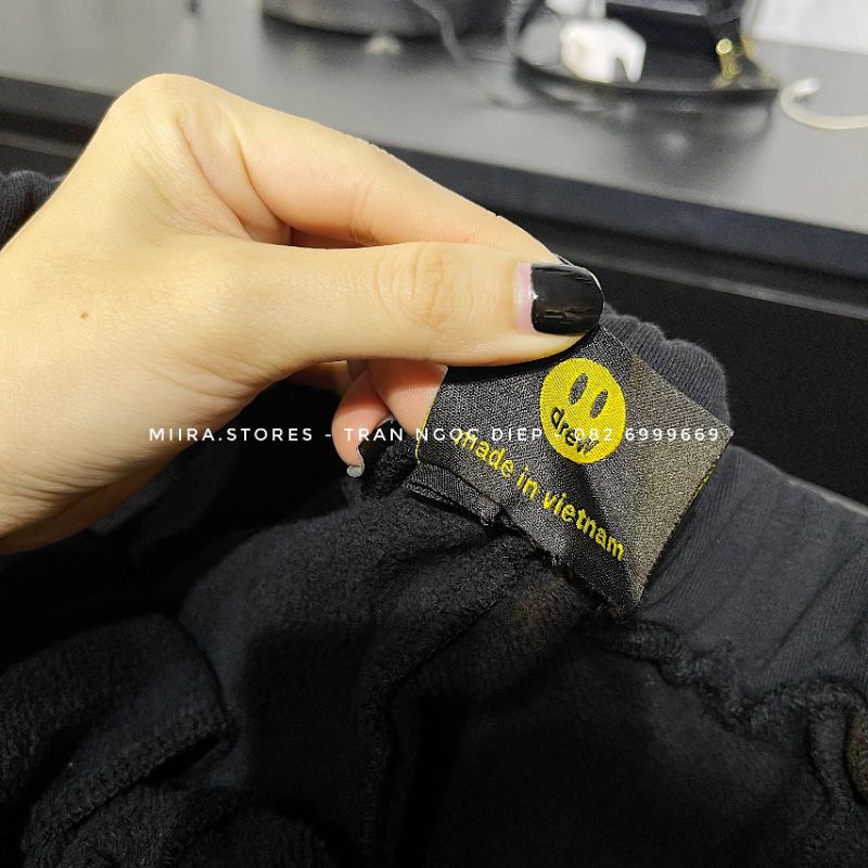 SECRET SWEAT PANTS DESCRIPTION - Quần nỉ jogger in chữ Drew - Drew House BEST QUALITY
