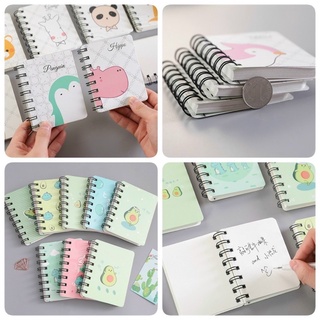 Sổ tay gáy lò xo [MẪU MỚI] loài bìa cứng nhiều trang, hoạ tiết hoạt hình siêu cute siêu dễ thương