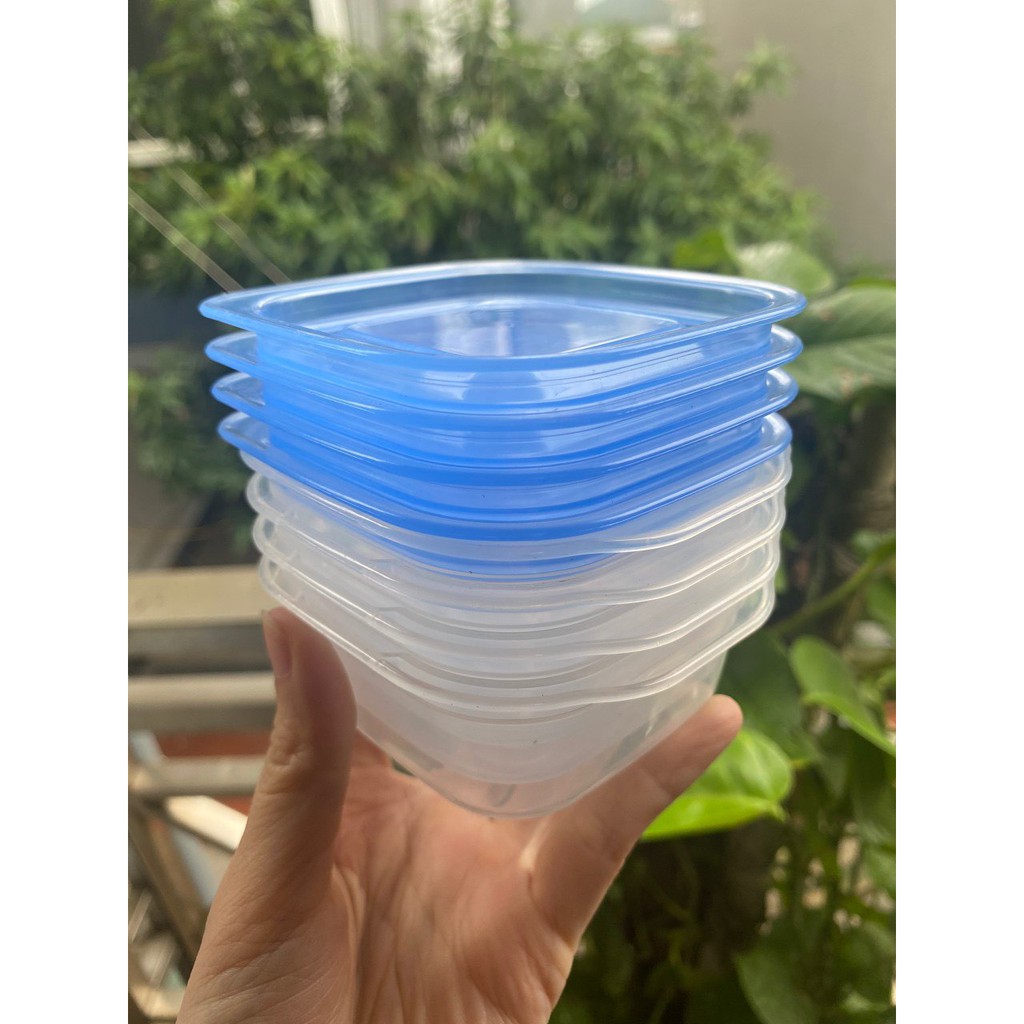 Hộp Trữ Đông, Hộp Đựng Có Nắp Mini Song Long Dung Tích 90ml bảo quản đồ ăn dặm cho bé