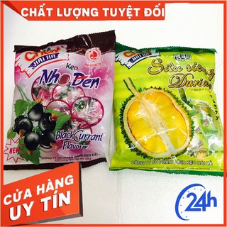 Kẹo chew mềm Hải Hà: Vị nho đen, sầu riêng
