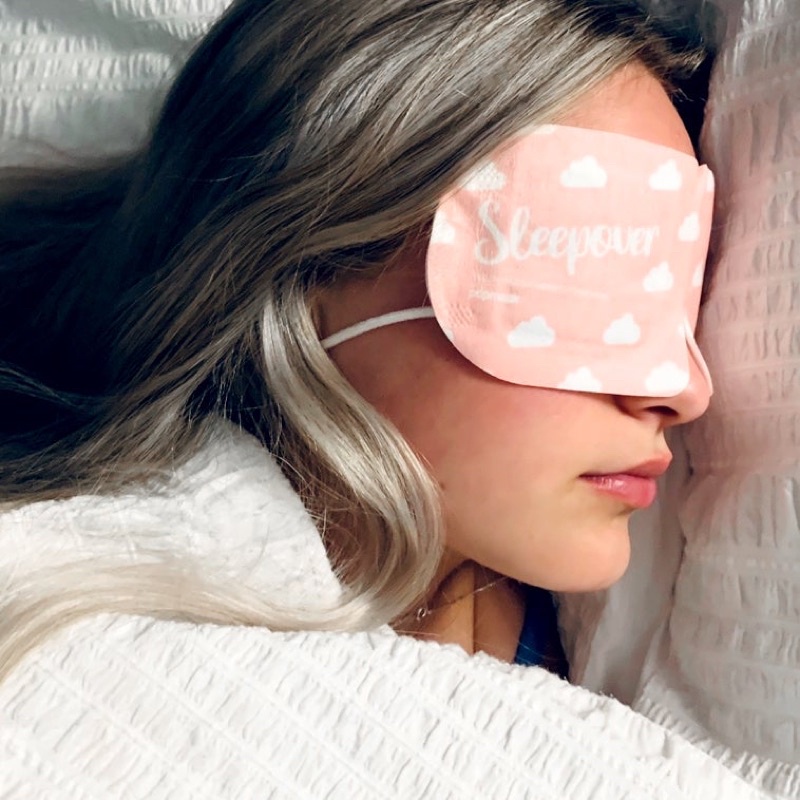 Mặt nạ hơi nước tự làm ấm và thư giãn cho mắt với Popmask Sleepover Rose Scented Self-warming Sleep Mask