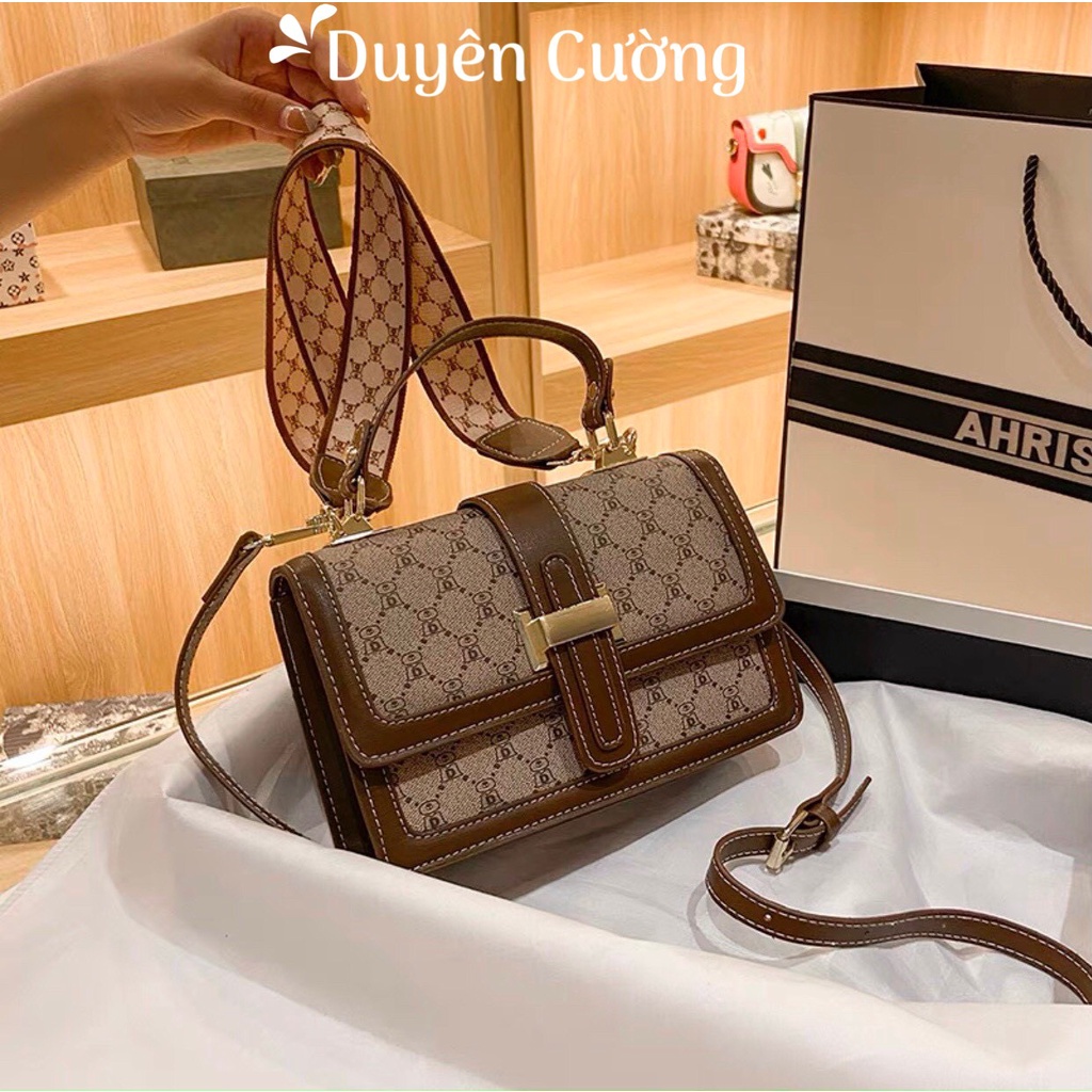 [Ma L.VQUAI DEP ] FREE SHIP túi đeo chéo dây bản to hot trend size 20 cm SHOPDUYENCUONG
