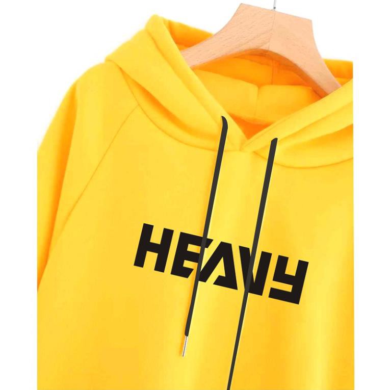 HOT SALE- Áo Heavy Áo Khoác Hoodie Heavy Áo Khoác Đội Tuyển Heavy Màu Vàng Cực Hot 2020 - áo cực chất