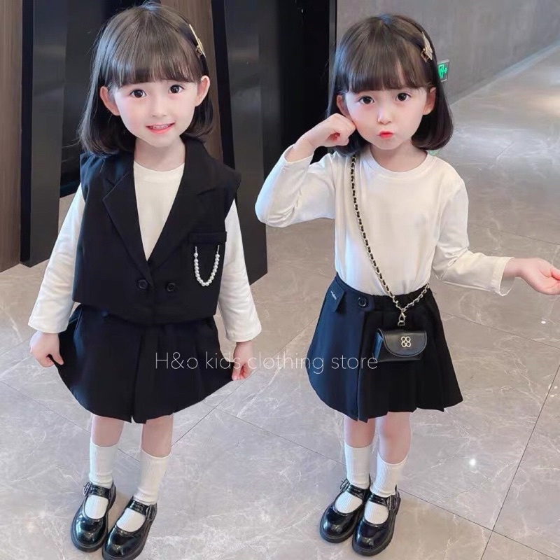 [SET BÉ GÁI] Bộ 3 chi tiết cực xịn cho bé gái diện Tết