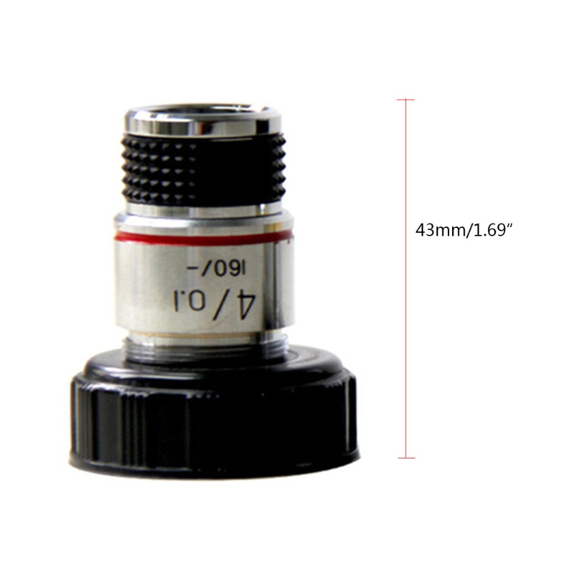 BTF 4X 10X 40X 100X High Quality Microscope Objective Lens Achromatic Objective Laboratory Biological Microscope parts