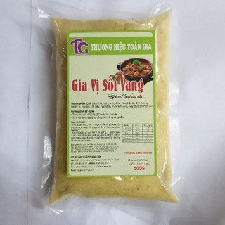 Gia vị sốt vang có muối Toàn Gia gói 500g