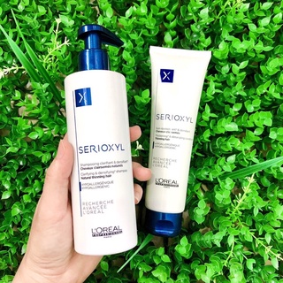 Dầu gội xả kích thích mọc tóc L'oréal Serioxyl FULLER 250ml/150ml ( mẫu mới )