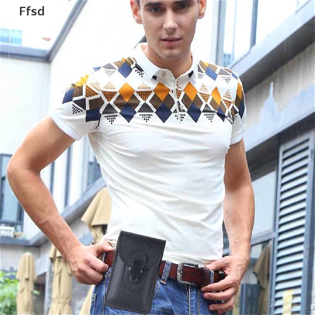 {Ffsd} Túi Da PU Đựng Điện Thoại Di Động Đeo Thắt Lưng Ngoài Trời Cho Nam * Bán Chạy