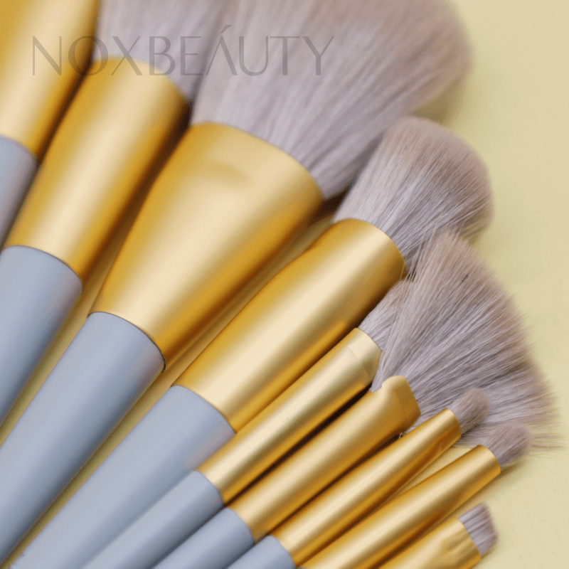 Bộ 10 cọ trang điểm NOX màu xanh lam đa năng chuyên nghiệp chất lượng cao | BigBuy360 - bigbuy360.vn