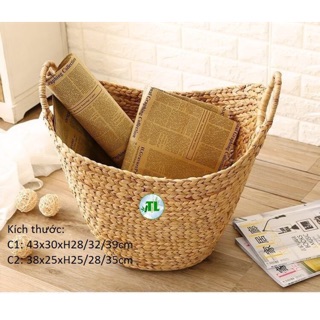 Giỏ lục bình đựng đồ dùng