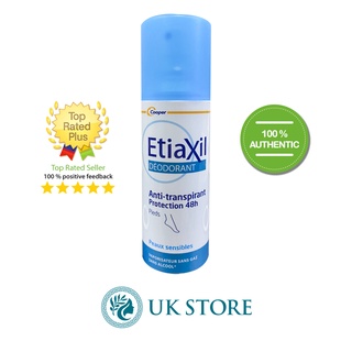 Xịt Khử Mùi Mồ Hôi Chân Etiaxil Déodorant Anti 48h Pieds 100ml