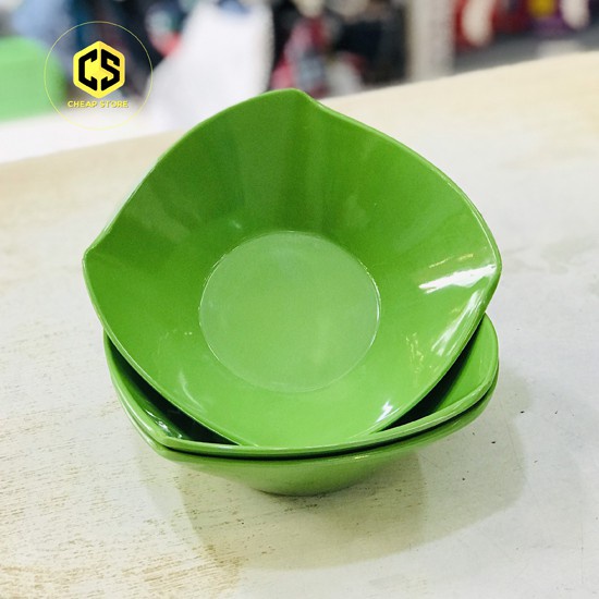 Tô vuông lượn sóng đựng kem,chè,trái cây ,bánh Plan,sữa chua nhựa Melamine