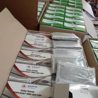 (combo 2 hộp )Khẩu trang y tế 4 lớp kháng khuẩn (Hộp 50 cái)