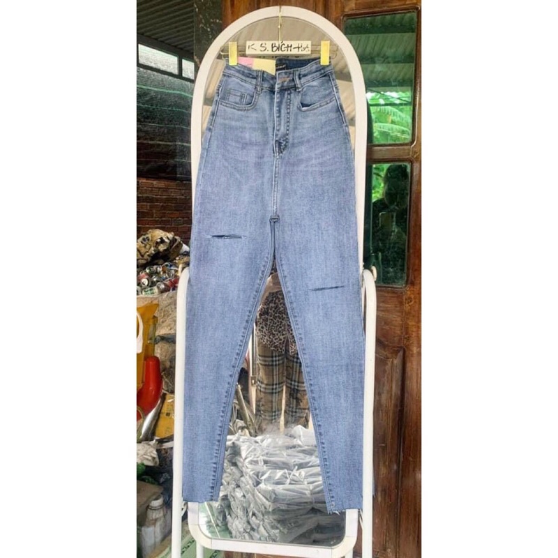 Quần Bò BigSize - Quần Jean BigSize Lưng Siêu Cao - Co Giãn 4 Chiều