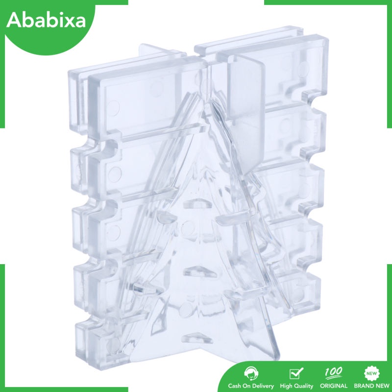 Khuôn làm nến/xà phòng/nến bằng nhựa resin polymer hình cây thông giáng sinh chất lượng cao có 3 kích cỡ