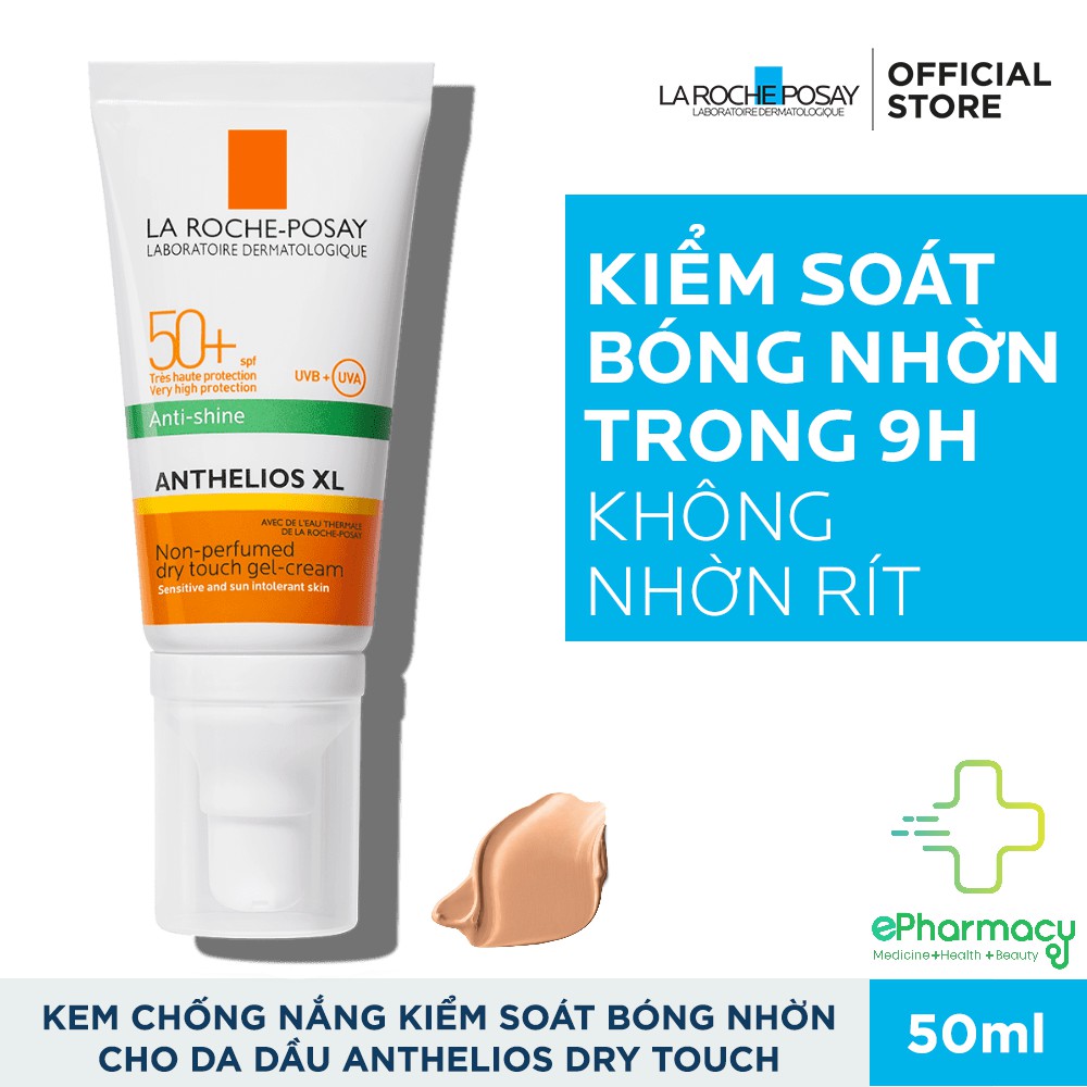 LA ROCHE-POSAY Kem Chống Nắng Cho Da Dầu Anthelios XL Dry Touch Gel Cream SPF50+ Sunscreen 50ML | BigBuy360 - bigbuy360.vn