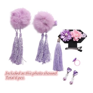 Set kẹp hoàng châu công chúa