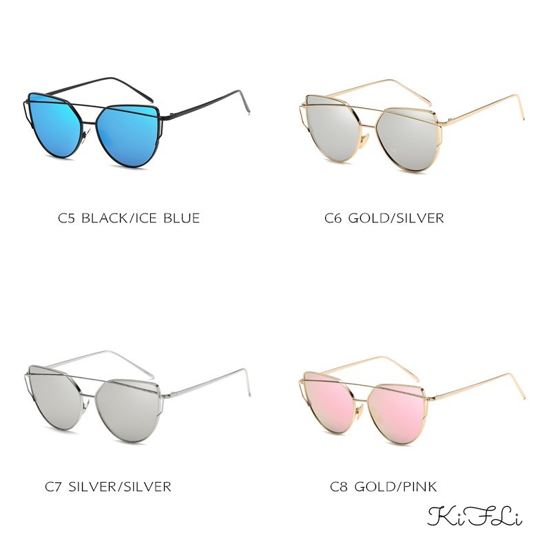 Kính Mát Mắt Mèo Phong Cách Hàn Quốc Cho Nữ