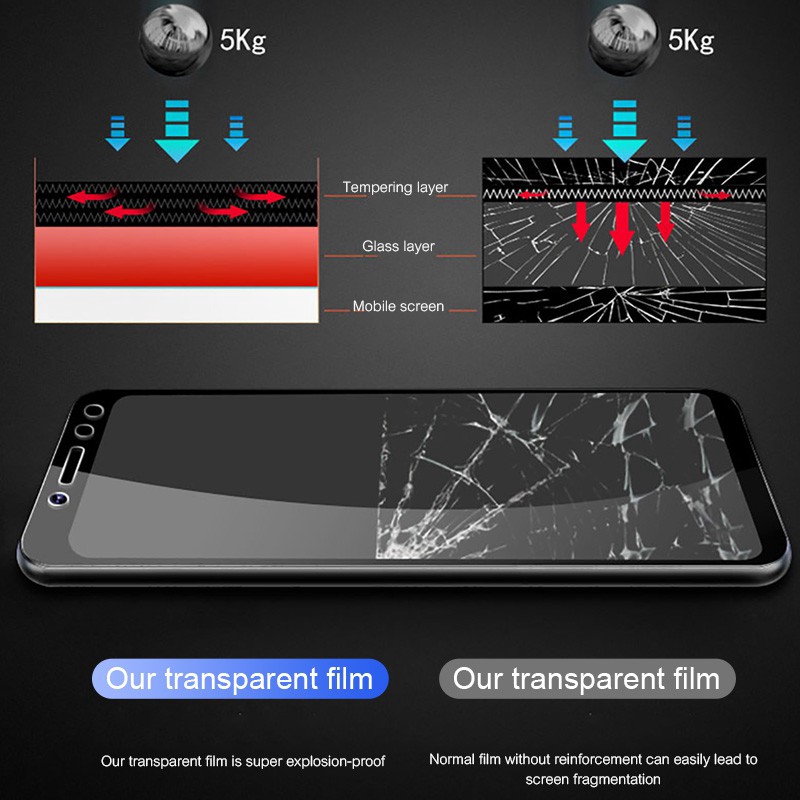 3 pcs Kính cường lực bảo vệ màn hình cho Xiaomi Mi Redmi NOTE 8 9 3 4X 5 4A 5A 6 6A 7 7A S2 K20 K30 8A 8T 9T Pro PLUS A2 lite