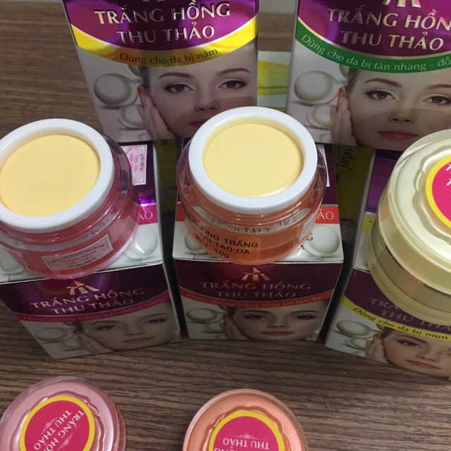 Kem trắng hồng thu thảo loại 10g giá 89k