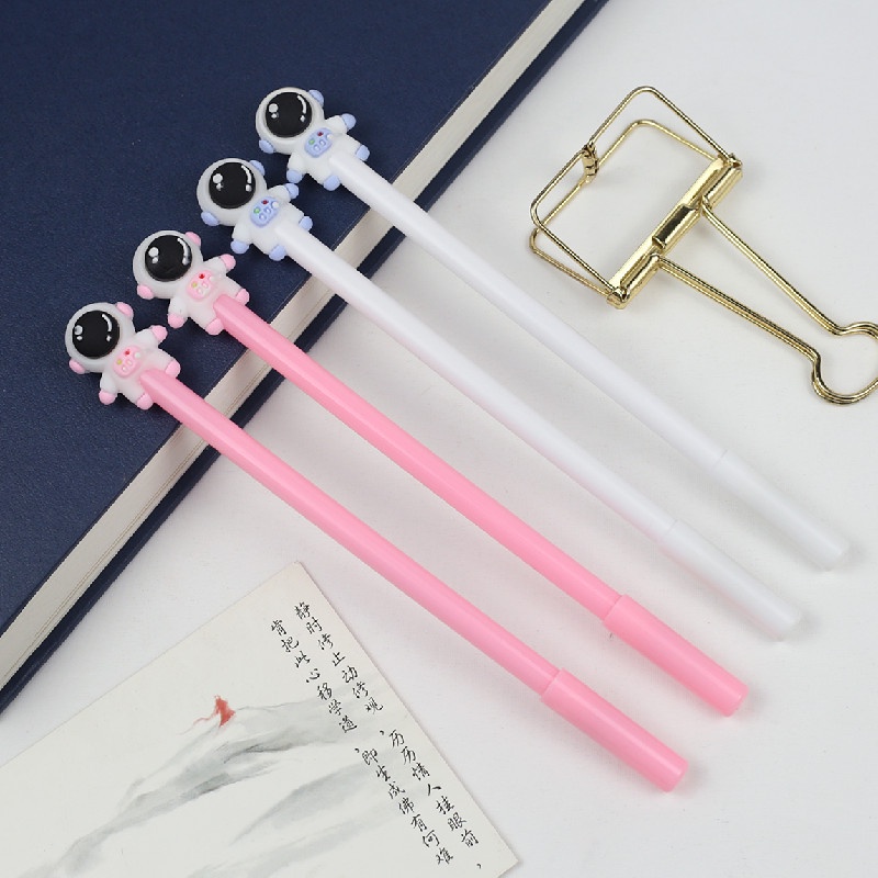 1 Bút Mực Nước Ngòi 0.5mm In Hình Phi Hành Gia Dễ Thương