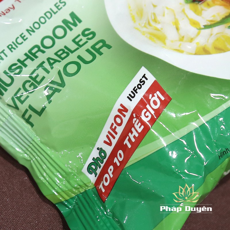  Thực Phẩm Chay - Phở Chay Rau Nấm Vifon, Gói 65gr