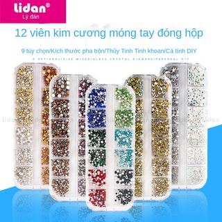 Set đá chân bằng 12 khay !trang trí móng