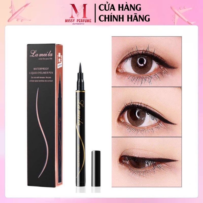 Bút kẻ mắt nước Lameila không trôi hàng chính hãng Waterproof Liquid Eyeliner Pen